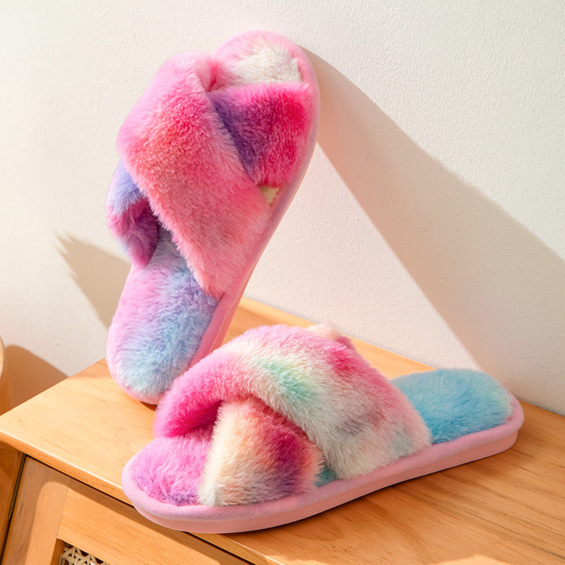 Fluffy Non-Slip House Slippers